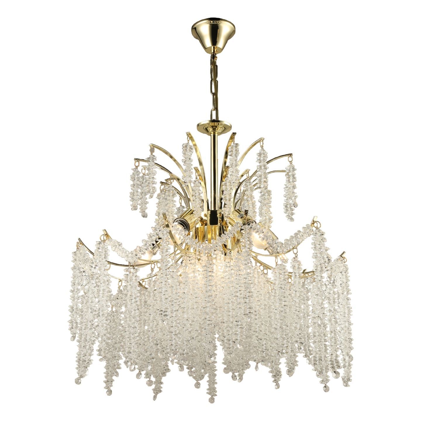 Подвесная люстра ЭкономСвет 15027 15027/9GD+CL