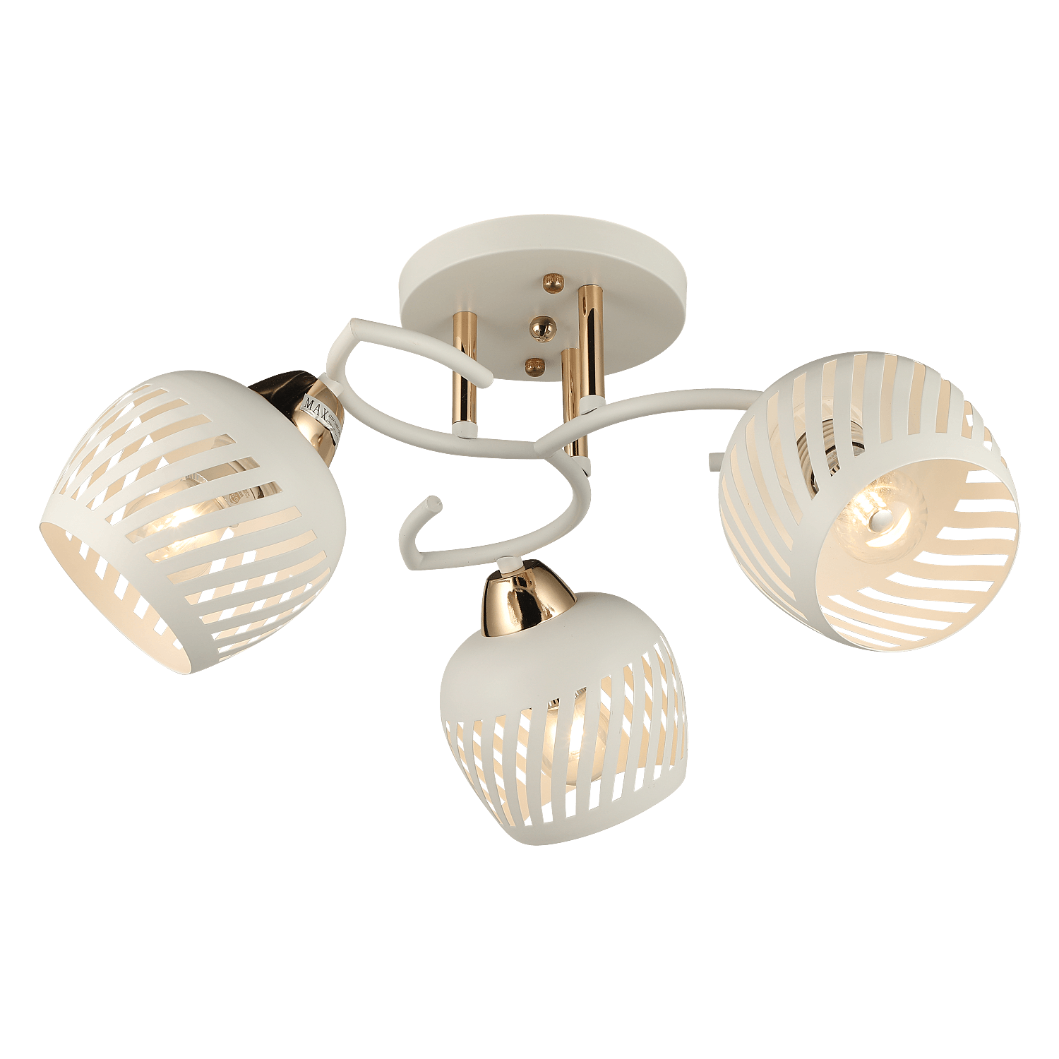 Потолочная люстра ЭкономСвет 20132 20132/3WT+GD WT