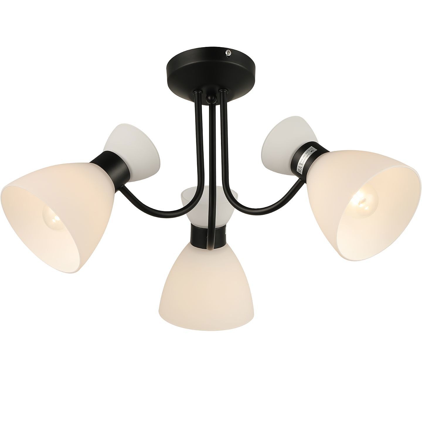 Потолочная люстра ЭкономСвет 20135 20135/3BK WT