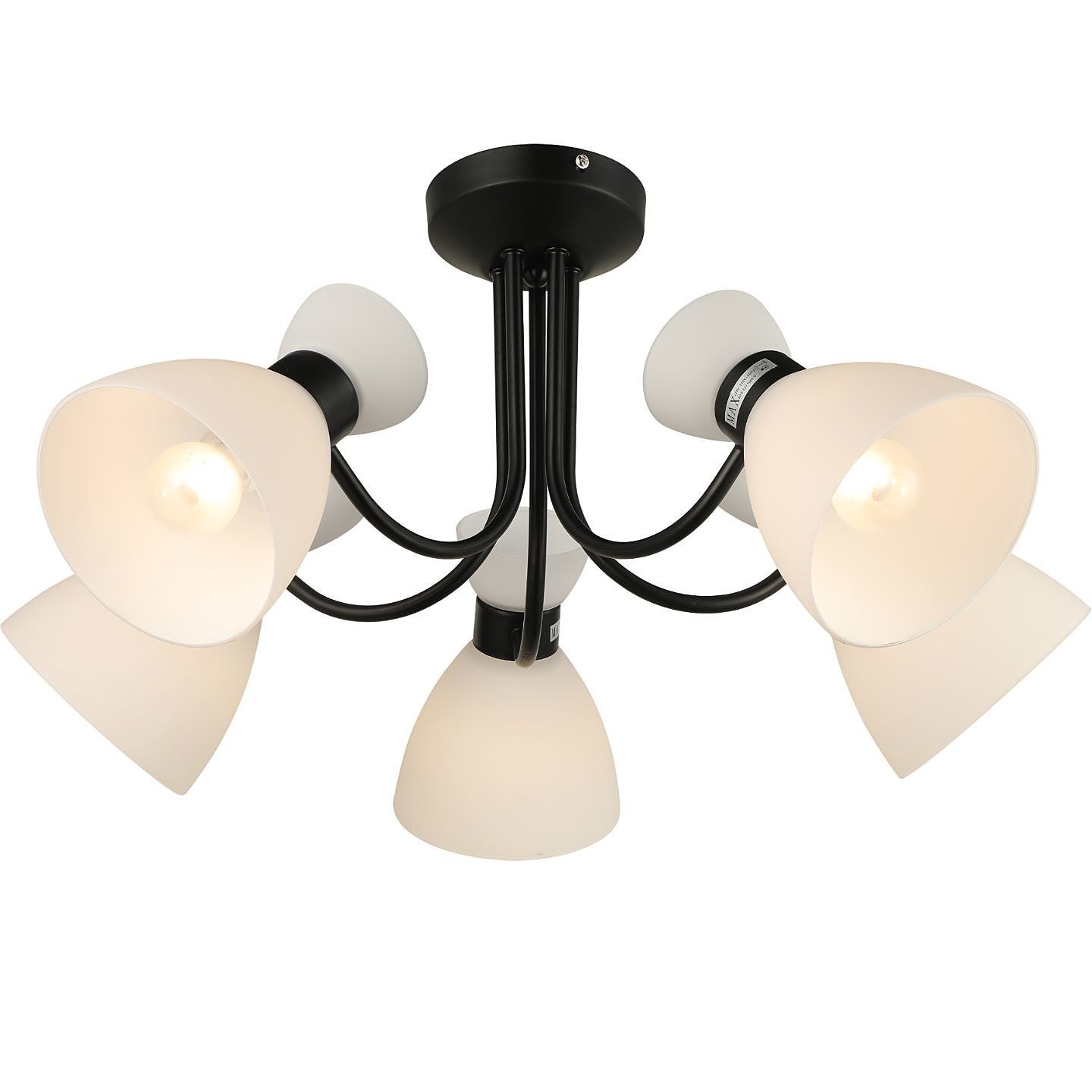 Потолочная люстра ЭкономСвет 20135 20135/5BK WT