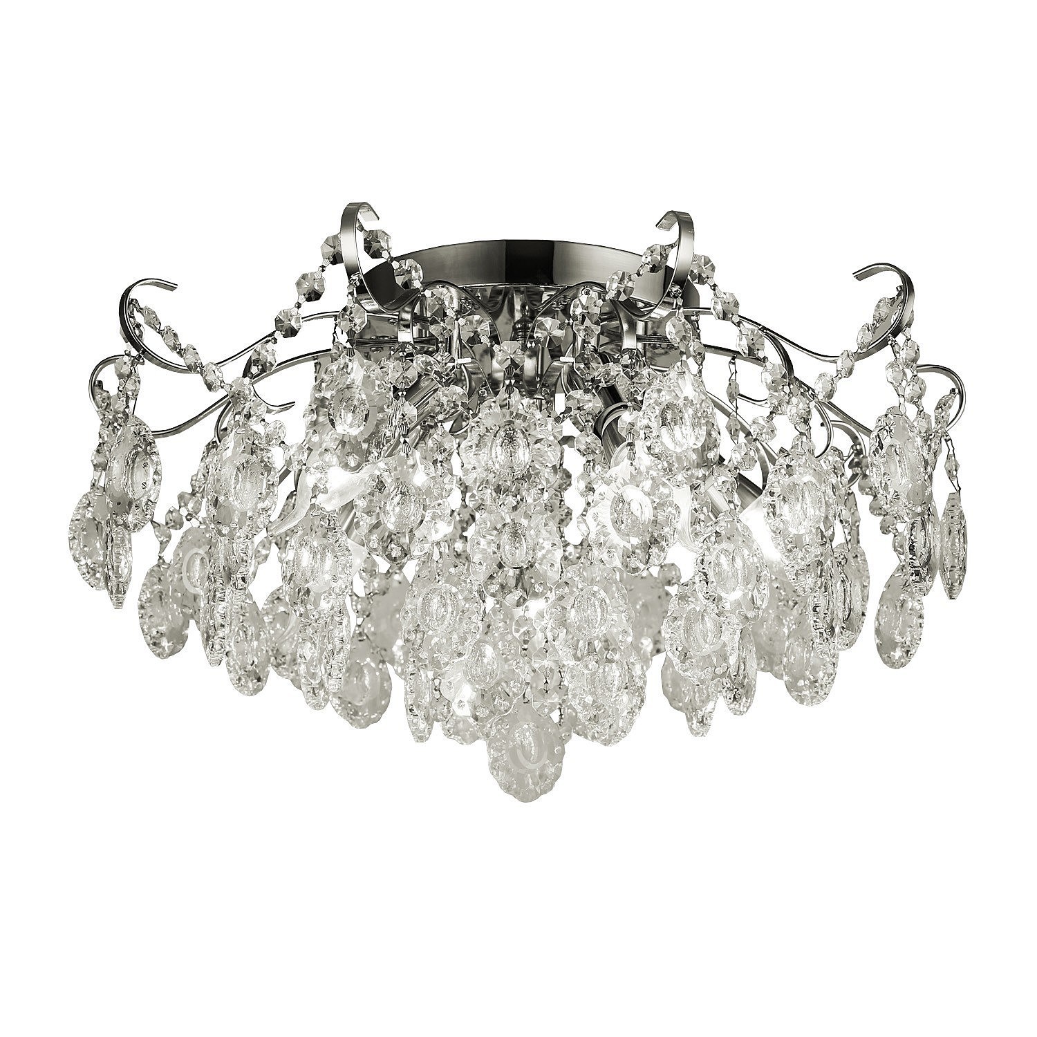 Потолочная люстра ЭкономСвет 52090 52090/5CR WT