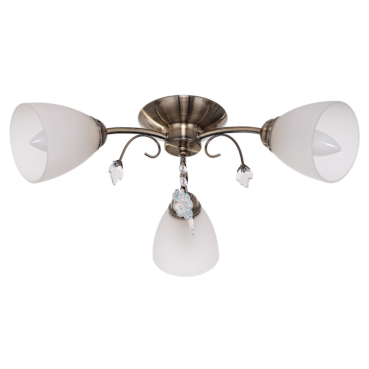 Потолочная люстра ЭкономСвет 53461 53461/3AB WT