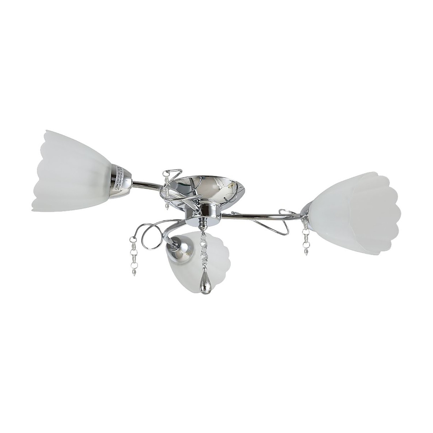 Потолочная люстра ЭкономСвет 53502 53502/3CR WT