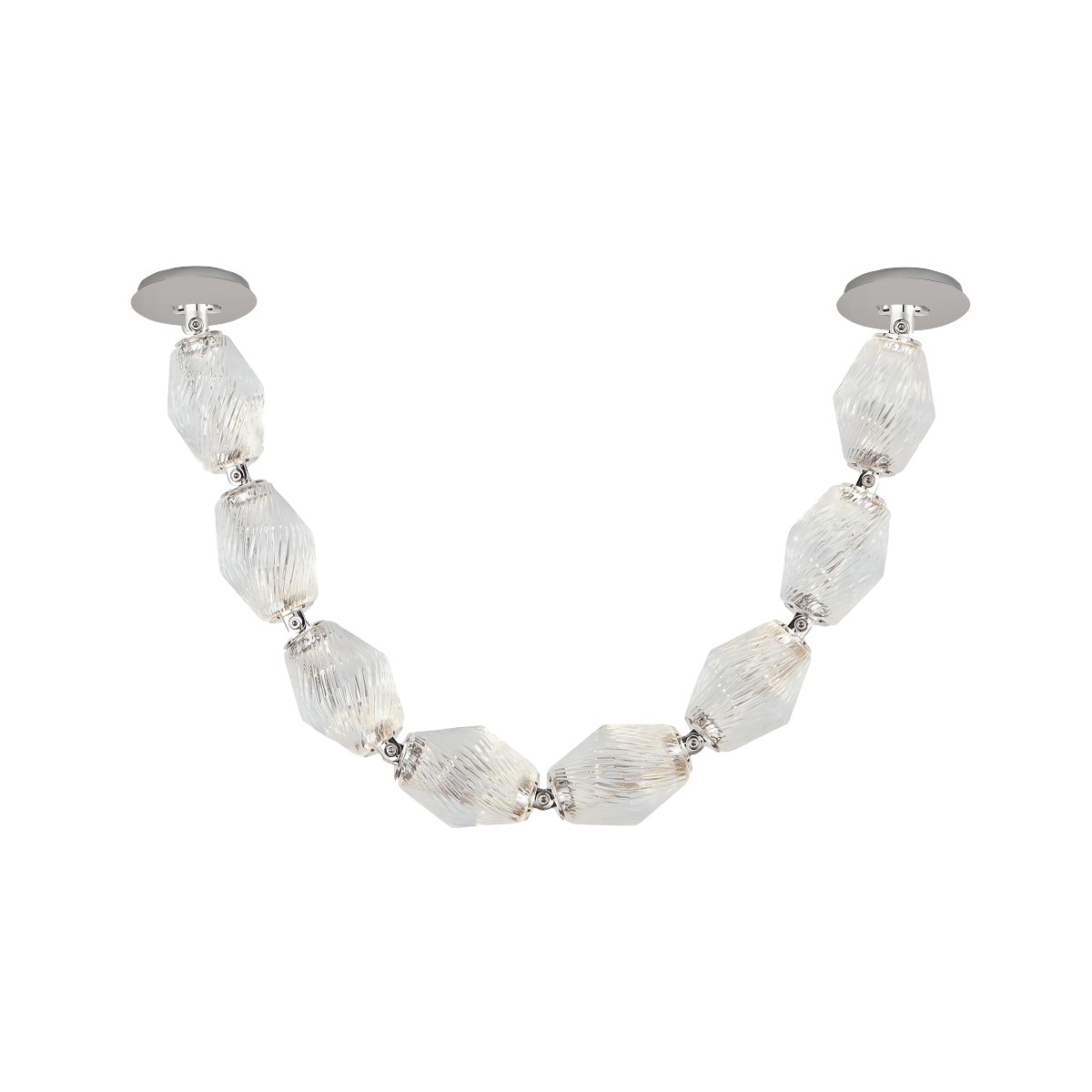 Светильник подвесной Delight Collection OWD865 OWD865-8 chrome/clear