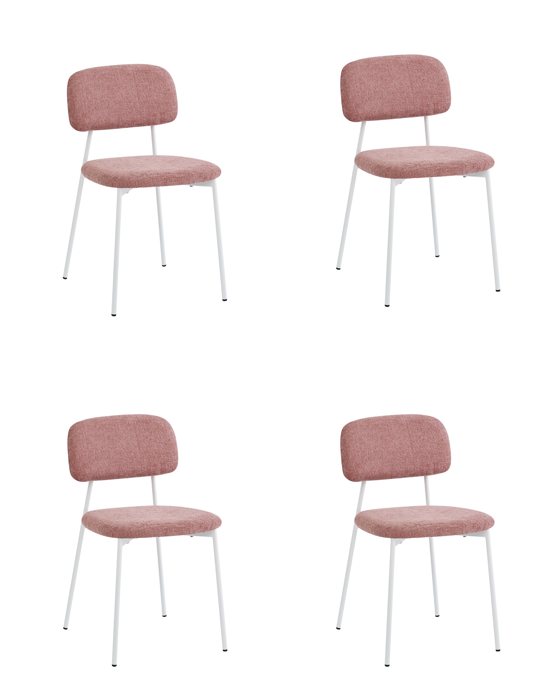 Комплект стульев Stool Group 3277-ST-4 CD2302-13 pink w.l X4