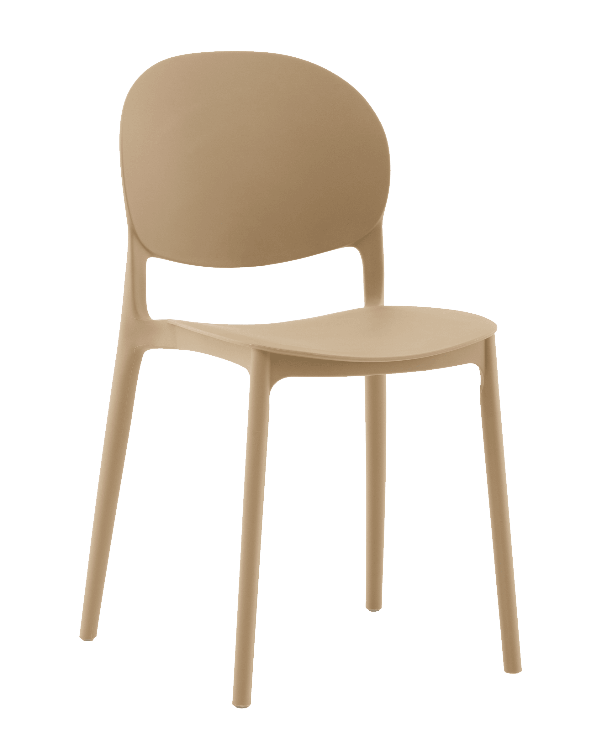 Стул пластиковый Stool Group Briny 8058 beige 66016