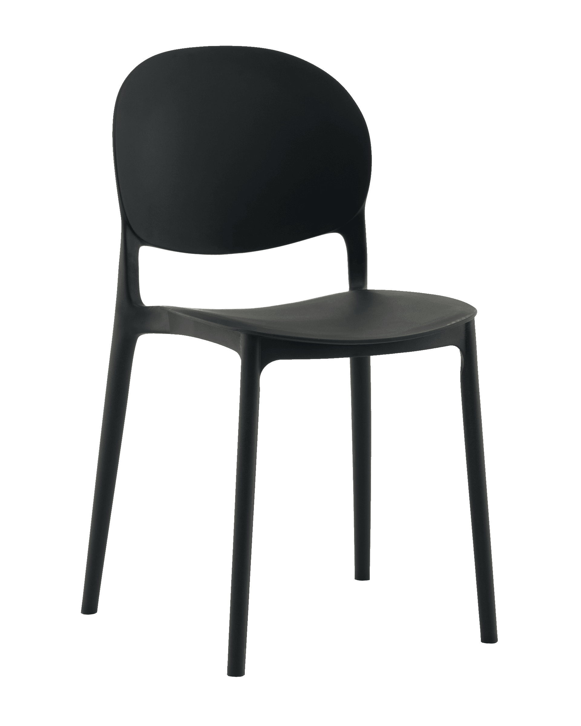 Стул пластиковый Stool Group Briny 8058 black