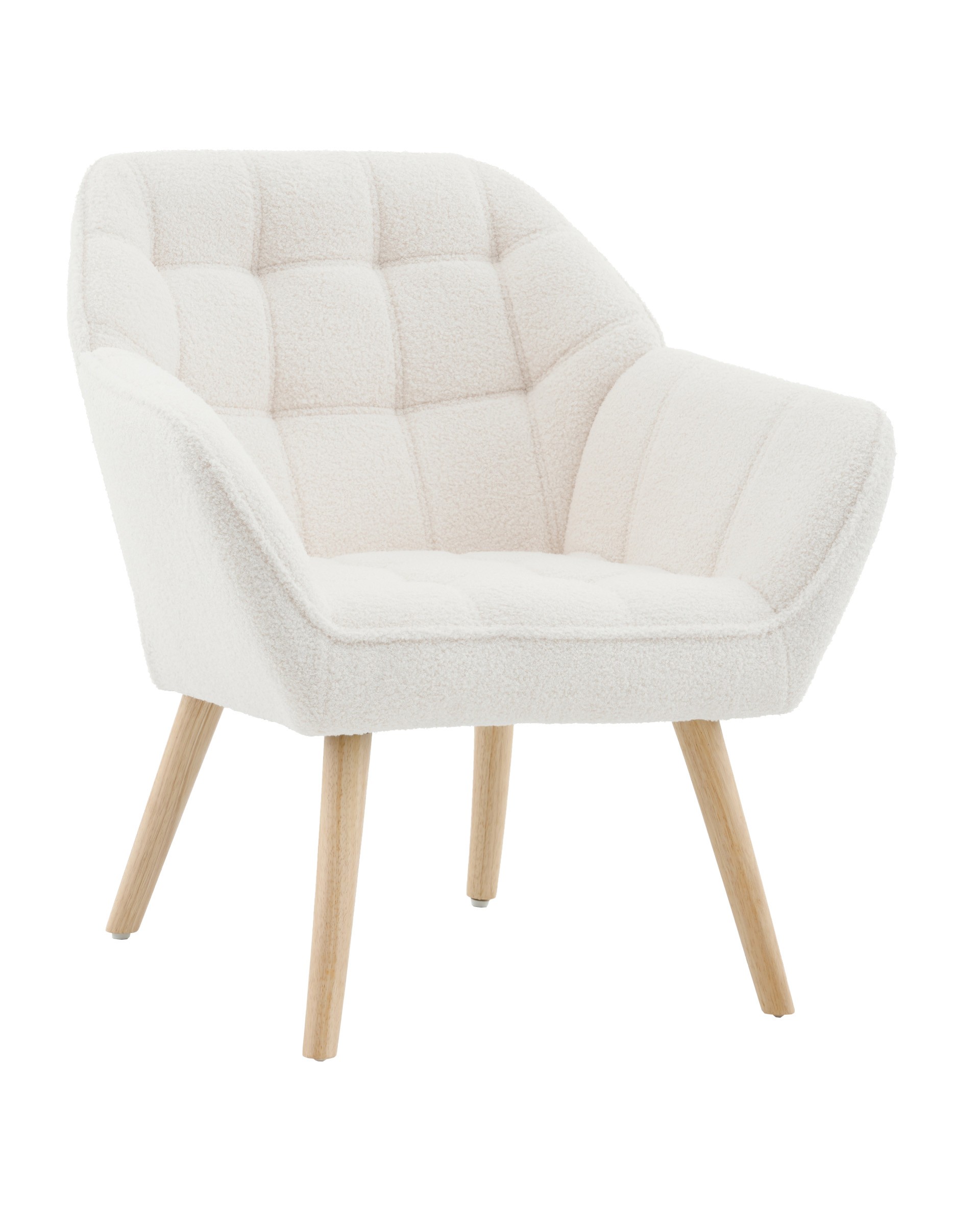 Кресло Stool Group Вэйл QH-8904K TEDDY 1859-01 white