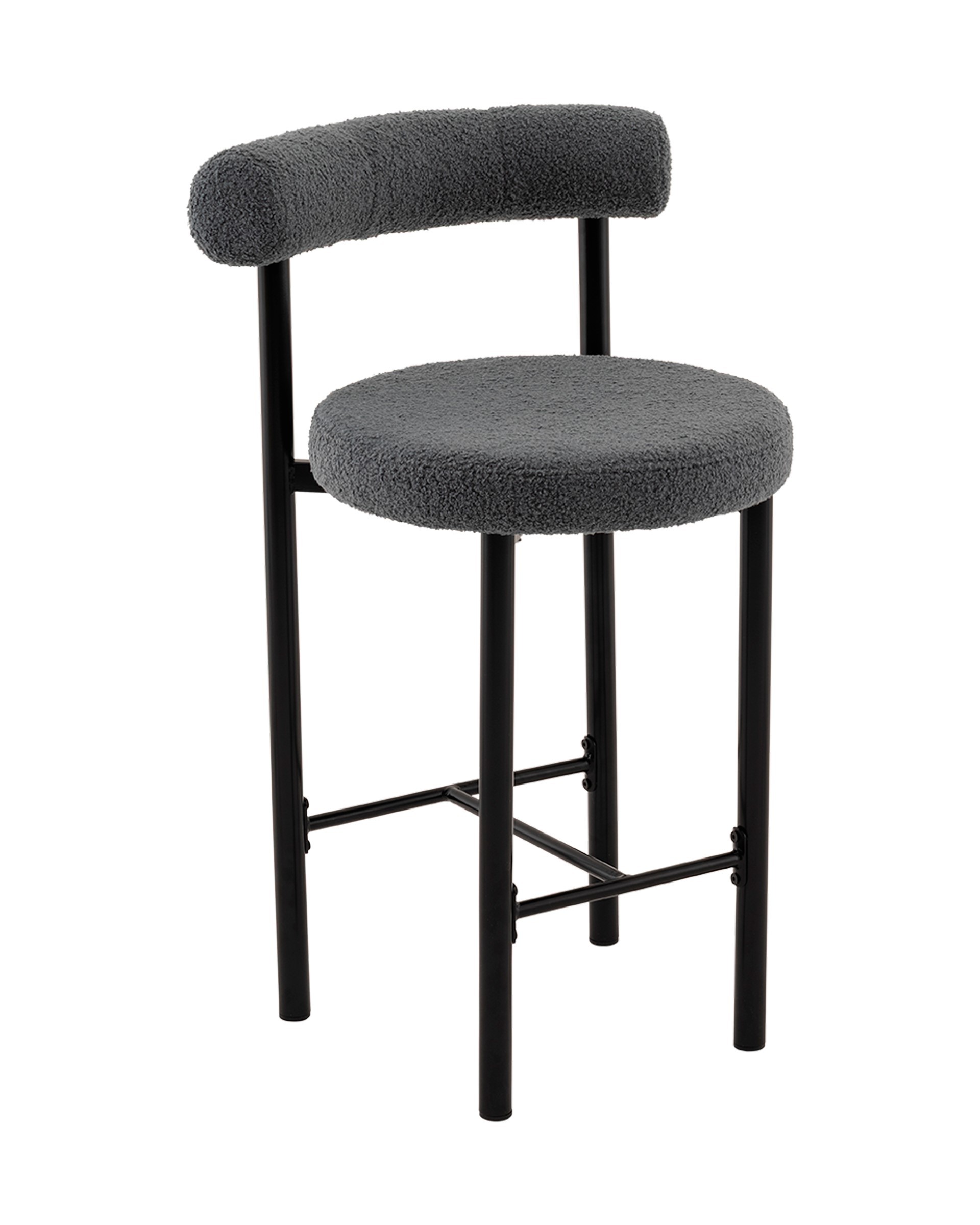 Полубарный стул Stool Group vd-plb-floreo-fl-grey
