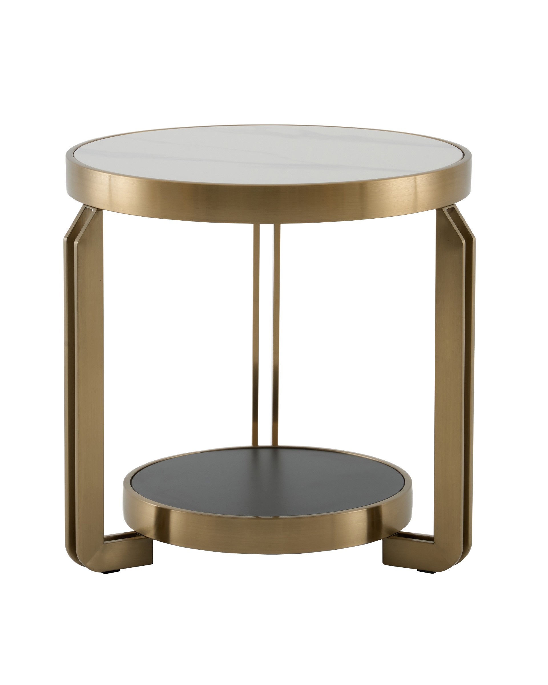 Журнальный стол Stool Group Калисто EET-316-BRCG white/black