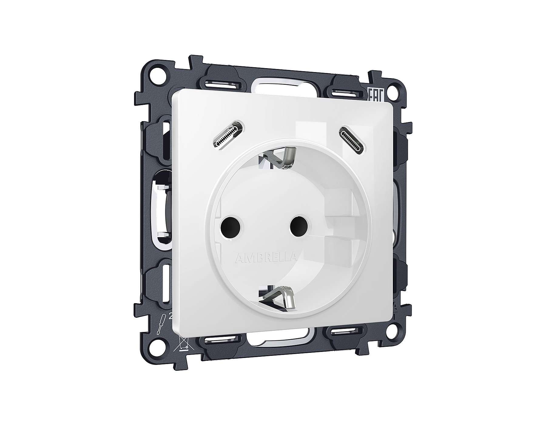 Розетка Ambrella Volt ALFA MA110510