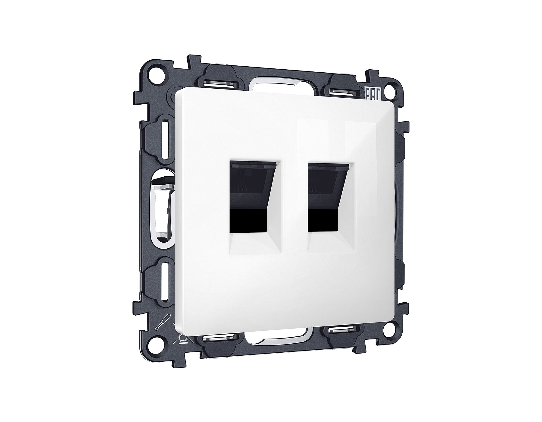 Розетка Ambrella Volt ALFA MA112110