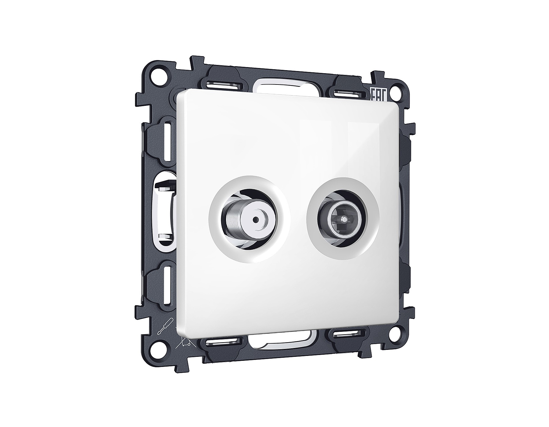 Розетка Ambrella Volt ALFA MA113310