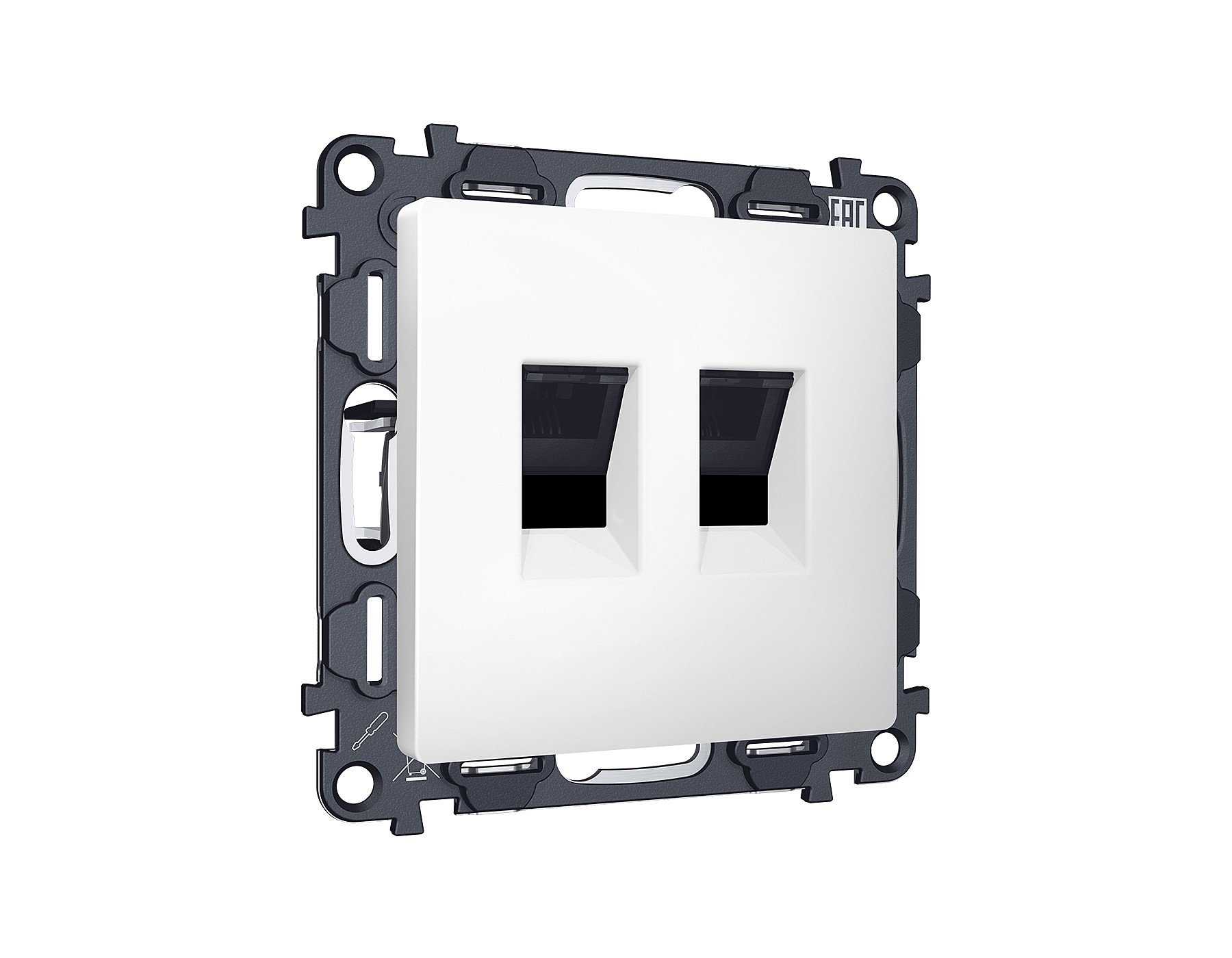 Розетка Ambrella Volt ALFA MA132110