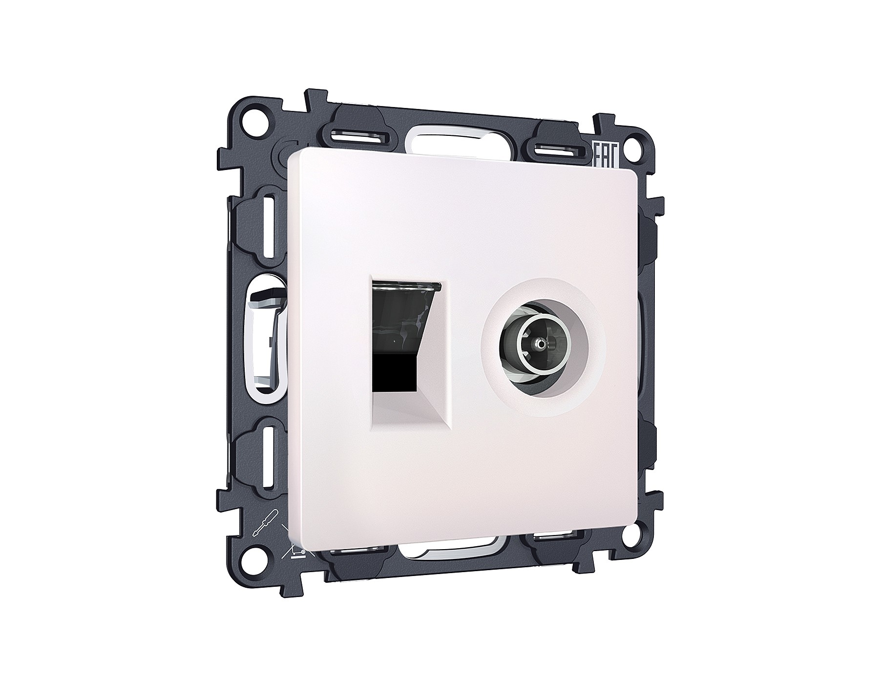 Розетка Ambrella Volt ALFA MA212510