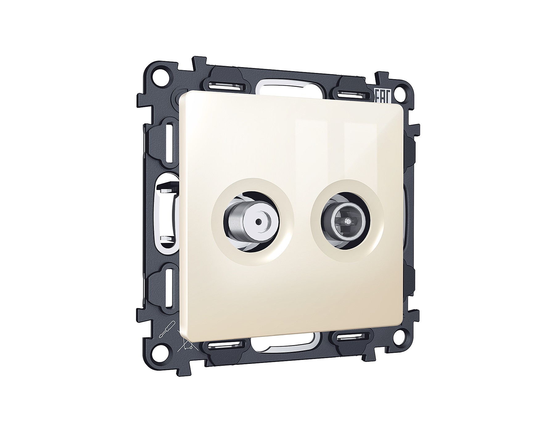 Розетка Ambrella Volt ALFA MA313310