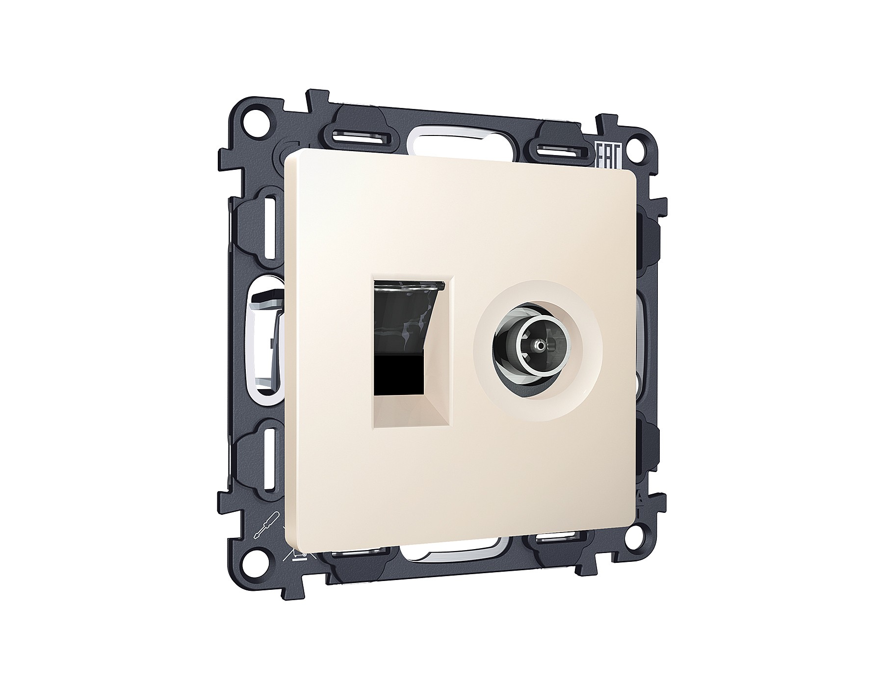 Розетка Ambrella Volt ALFA MA332510