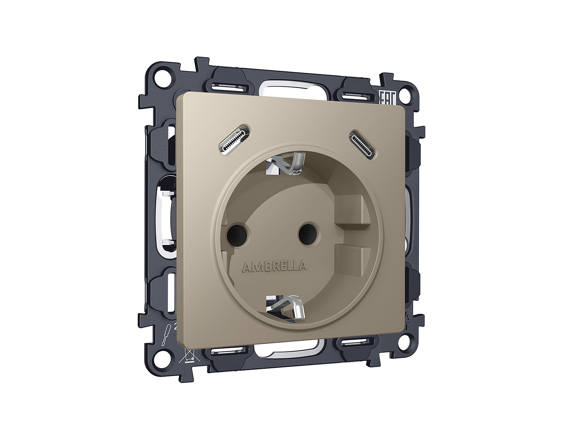 Розетка Ambrella Volt ALFA MA370510