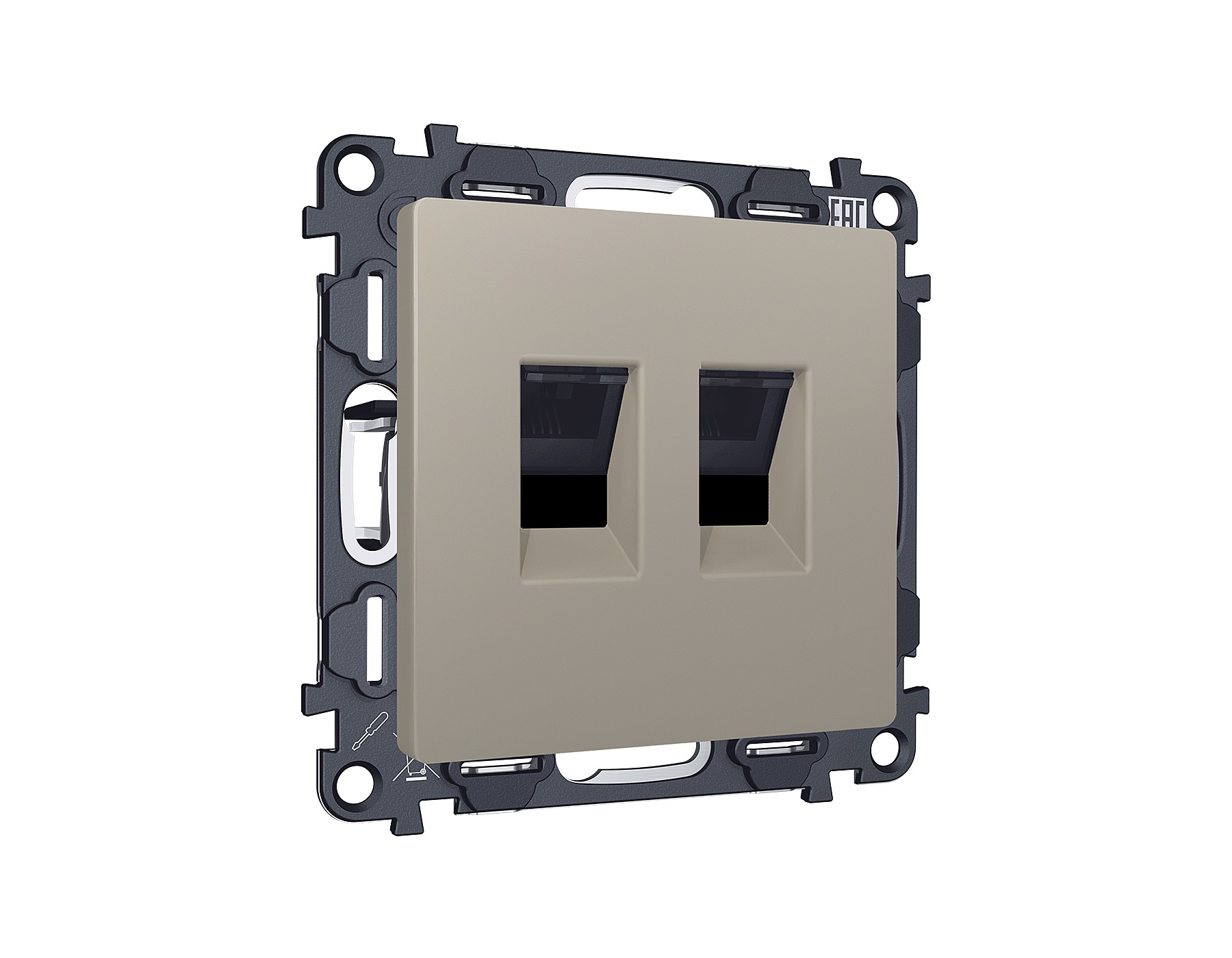 Розетка Ambrella Volt ALFA MA372110