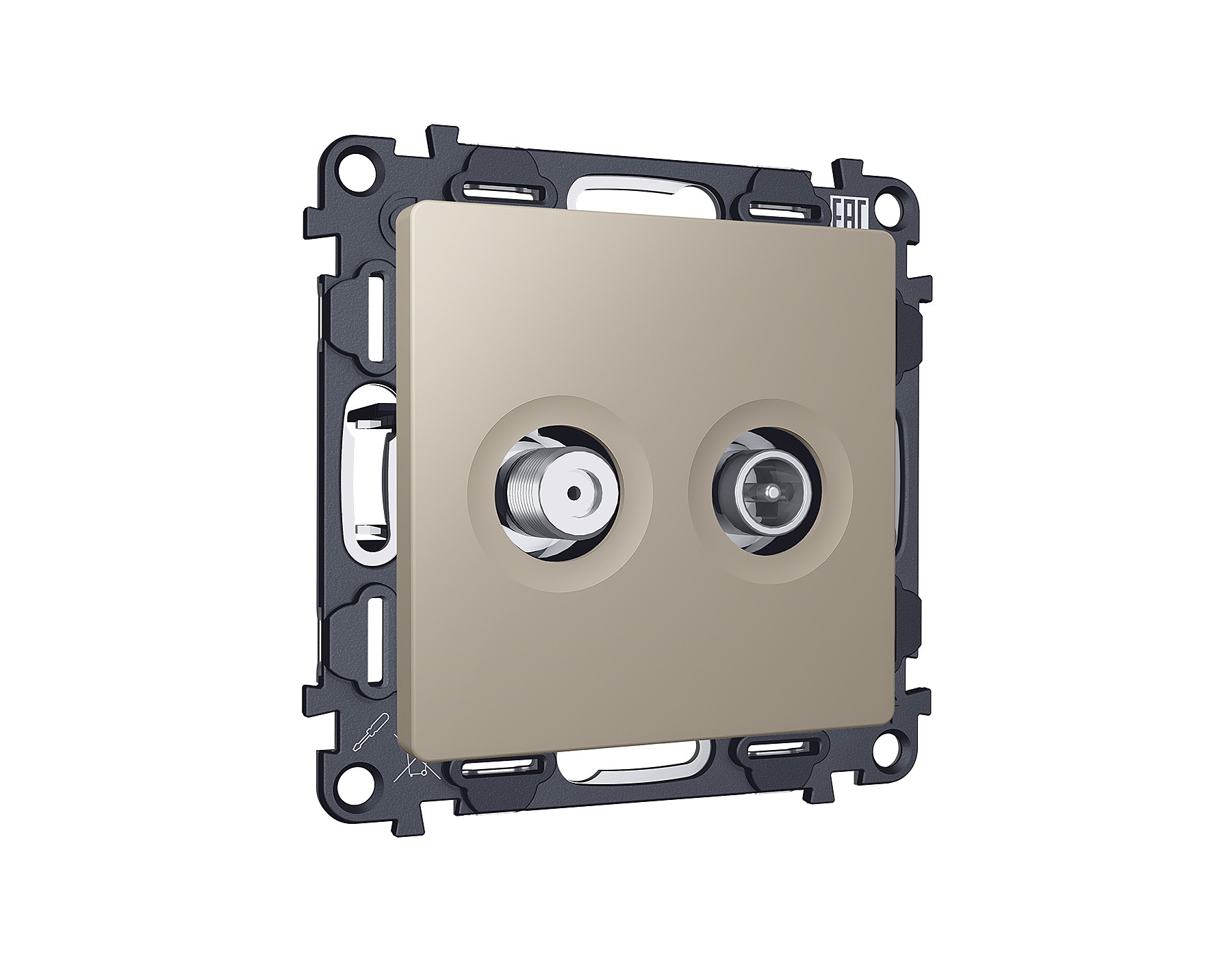 Розетка Ambrella Volt ALFA MA373310