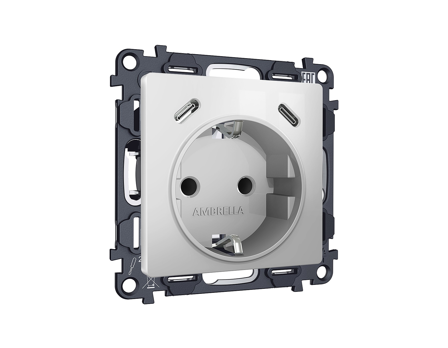 Розетка Ambrella Volt ALFA MA410510