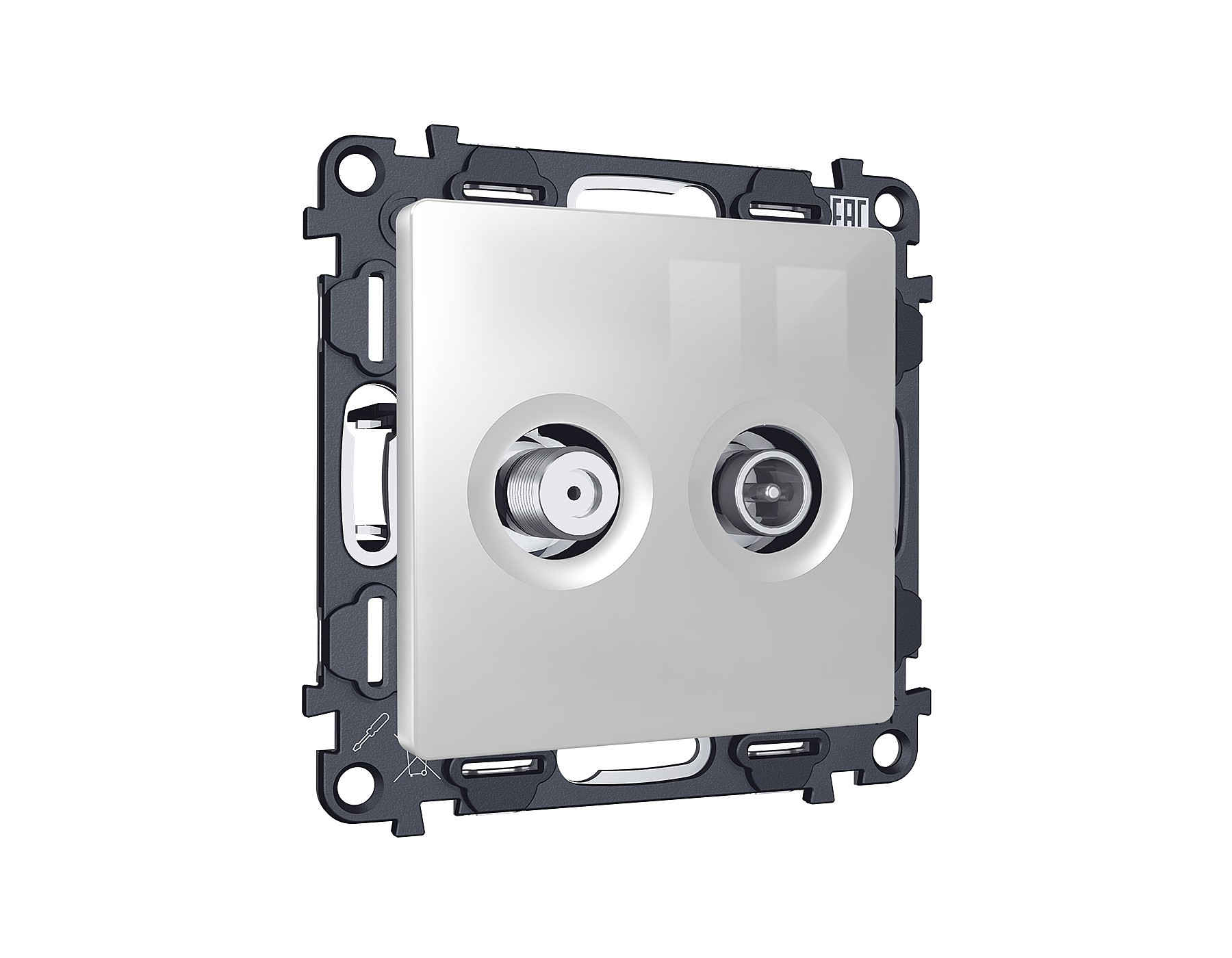 Розетка Ambrella Volt ALFA MA413310