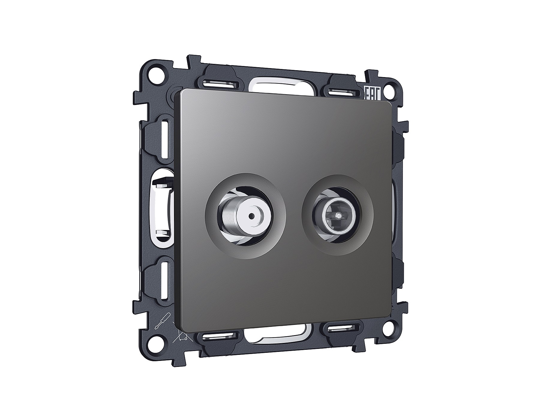 Розетка Ambrella Volt ALFA MA663310