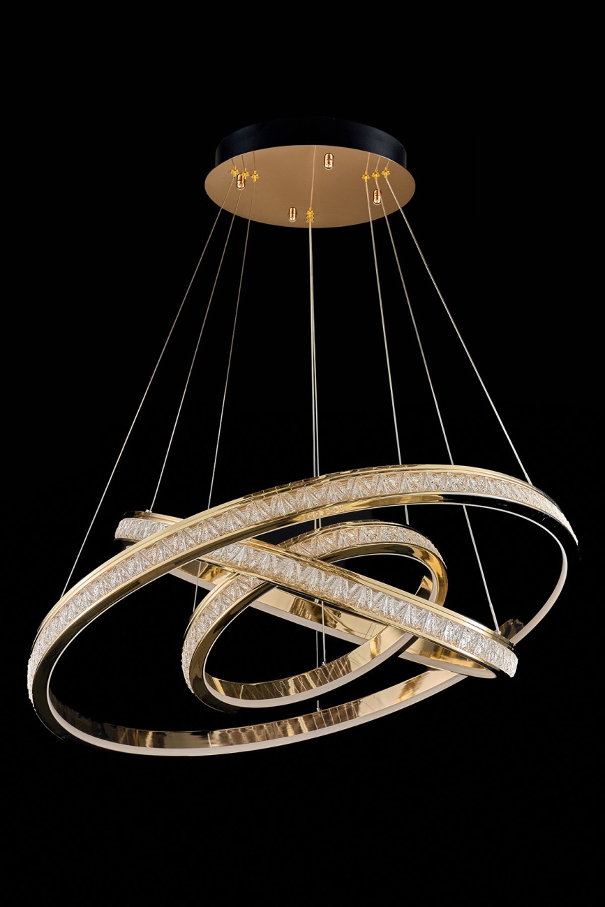 Подвесная люстра LEON Aida LE7707/800-3K Gold