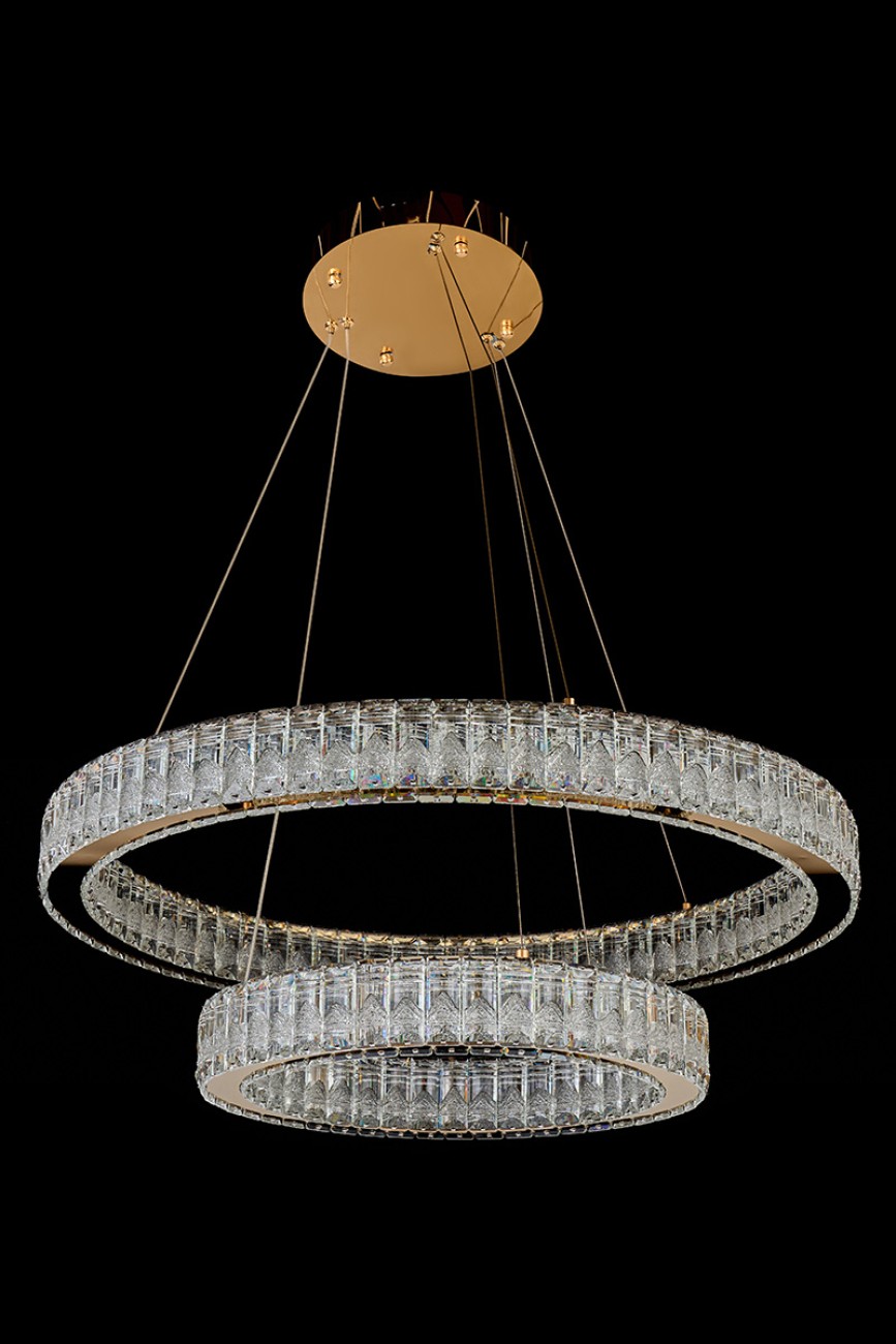 Подвесная люстра LEON Delaina LE3012/800-2K GD