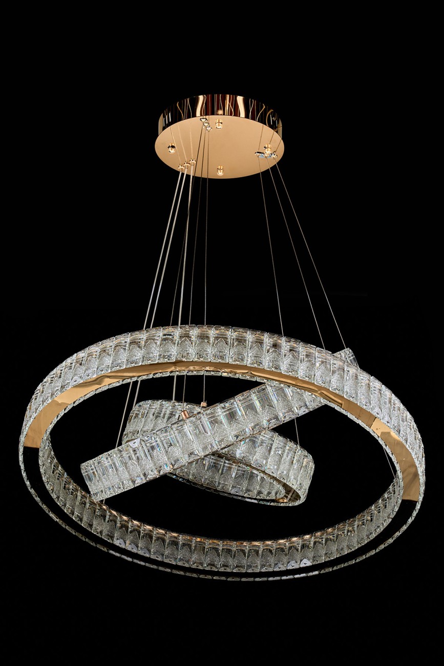 Подвесная люстра LEON Delaina LE3012/800-3K GD