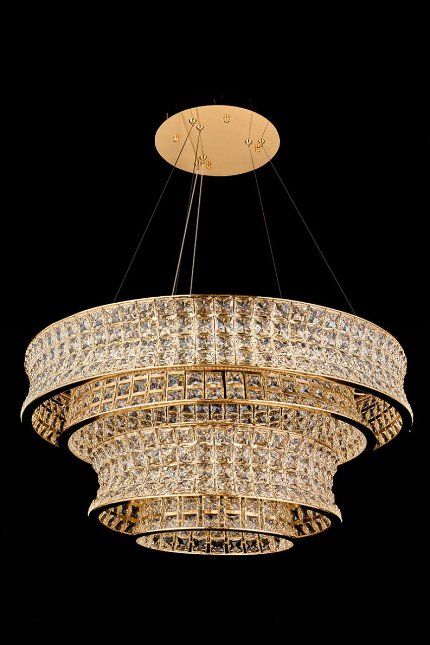 Подвесная люстра LEON Aurelie LE3008/800-2K GD