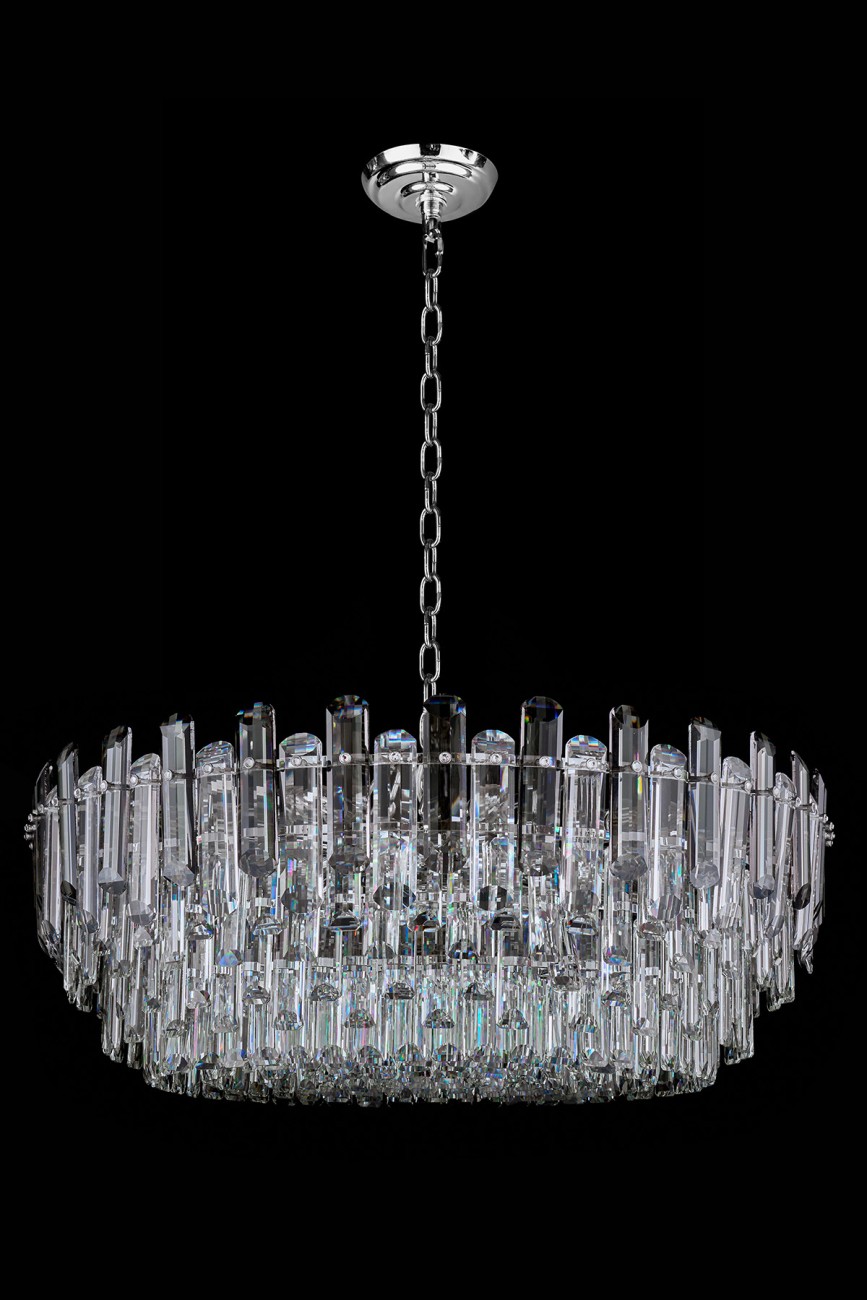 Подвесная люстра LEON Jacqueline LE7161/800 CH/GR