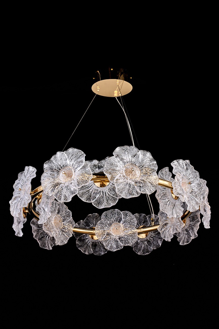 Подвесная люстра LEON Violetta LE3018/800 GD