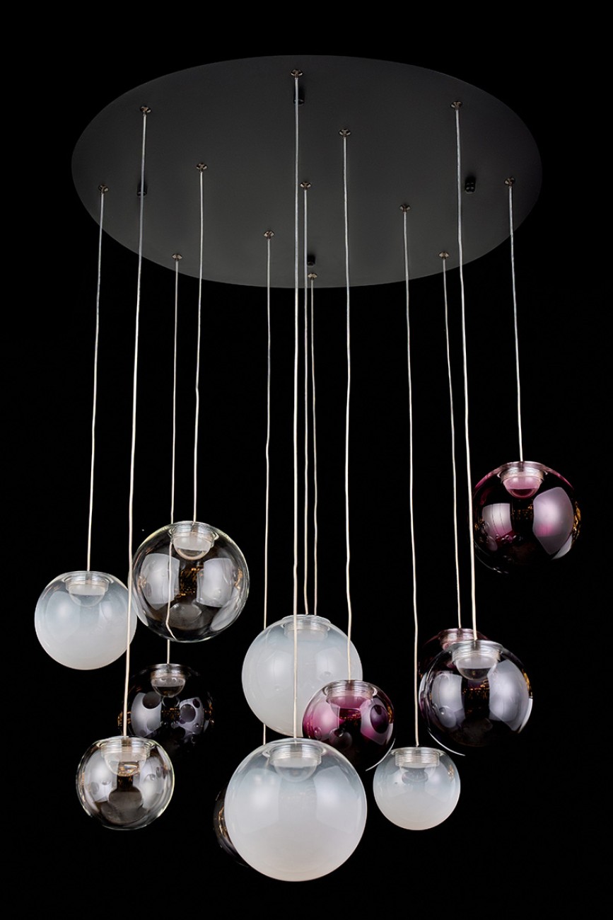 Подвесная люстра LEON Molecule LE7723/13S Chrome