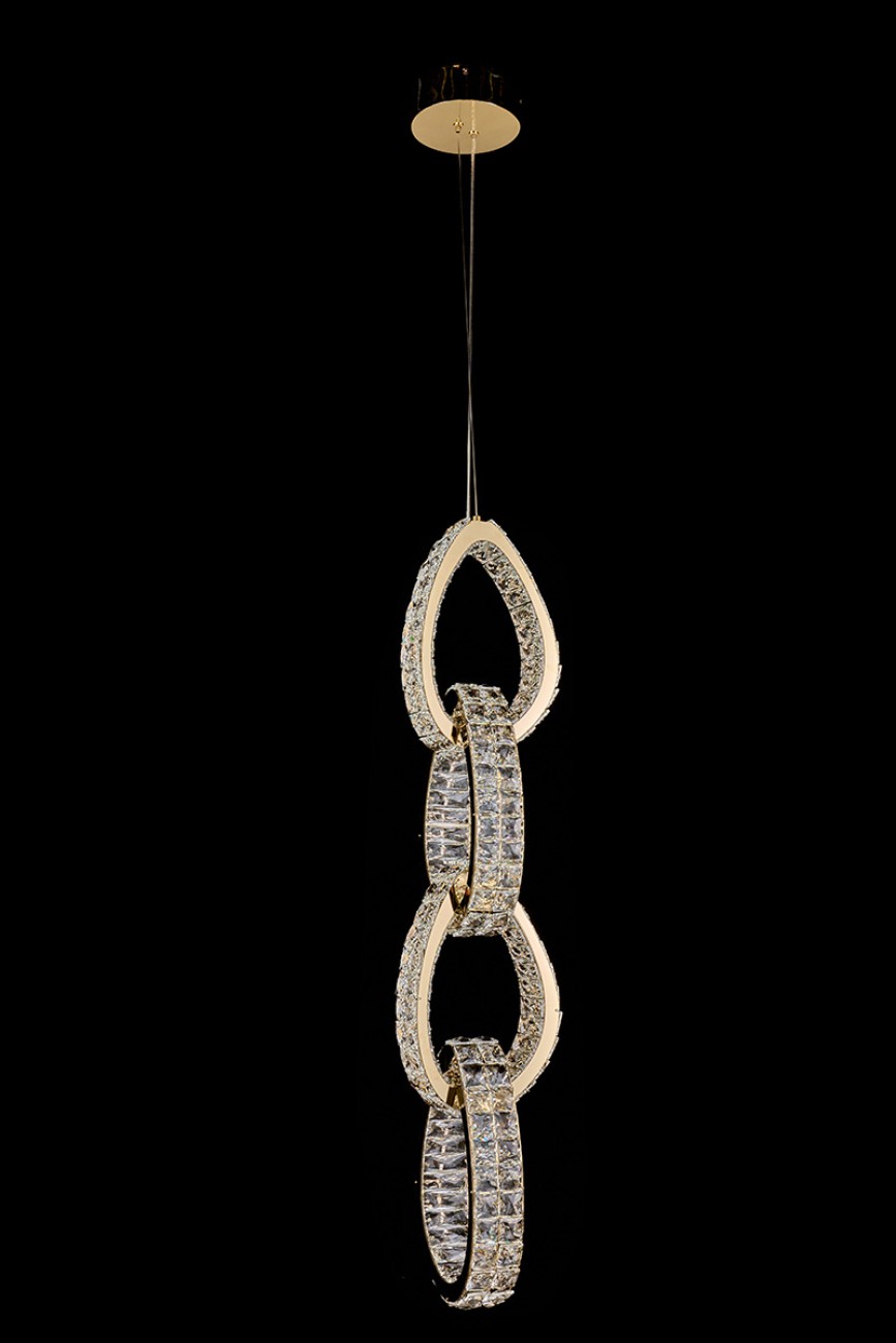 Светильник подвесной LEON Veronique LE3030/1S 4S GD