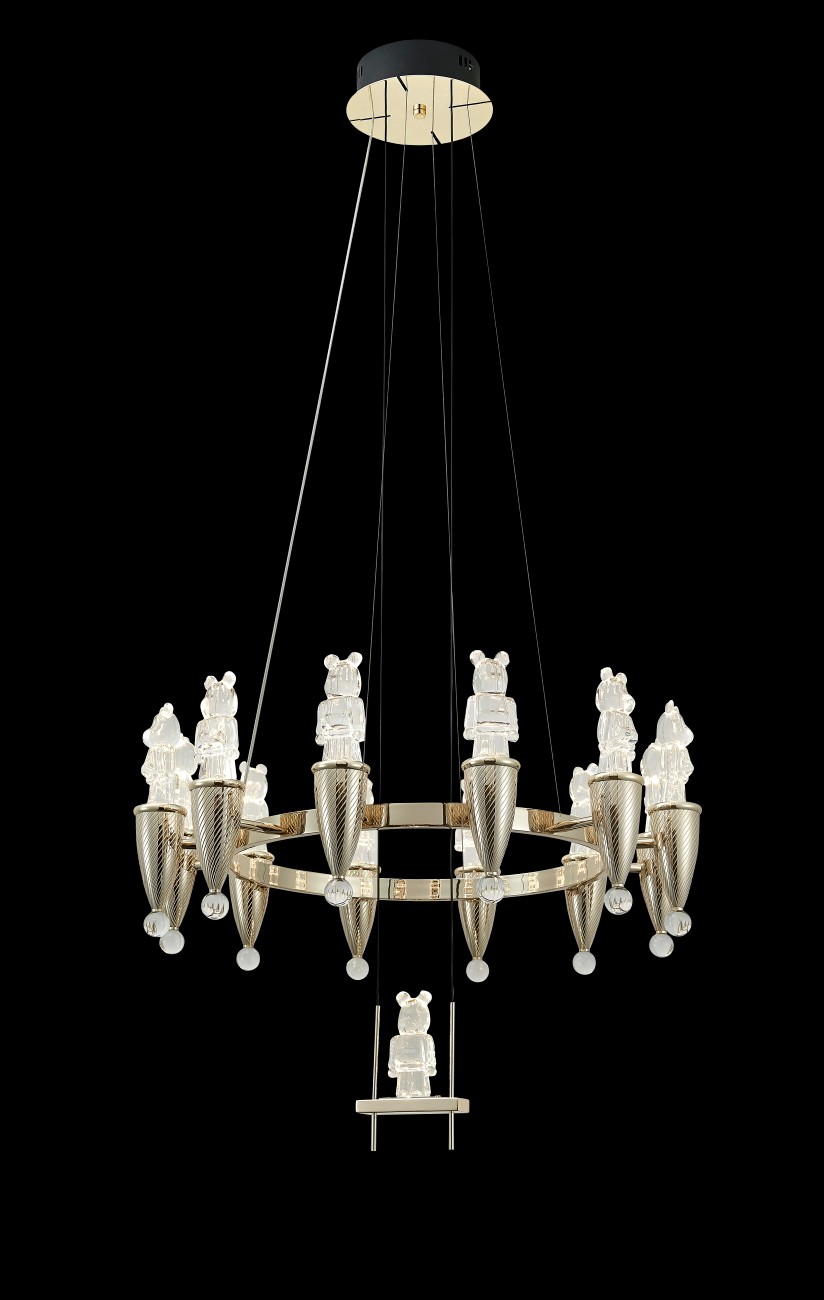 Подвесная люстра LEON Joli LE3024/650 GD