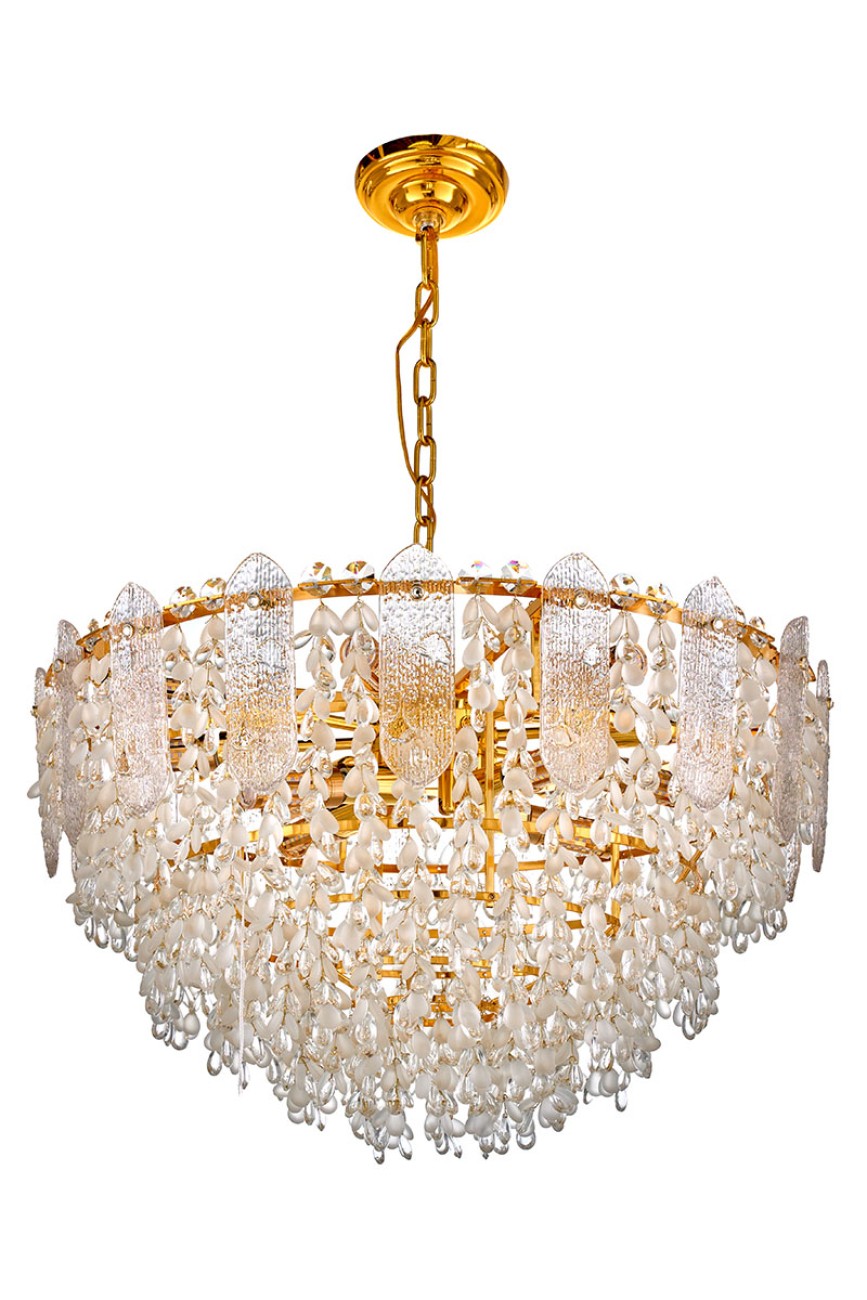 Подвесная люстра LEON Raisin LE6855/600 GD