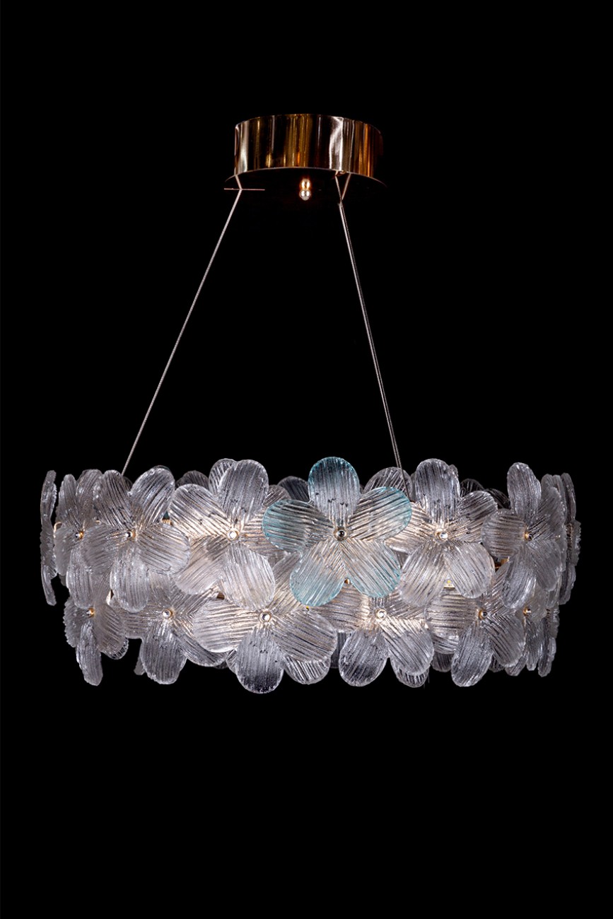 Подвесная люстра LEON Fleur LE6867/600 GD