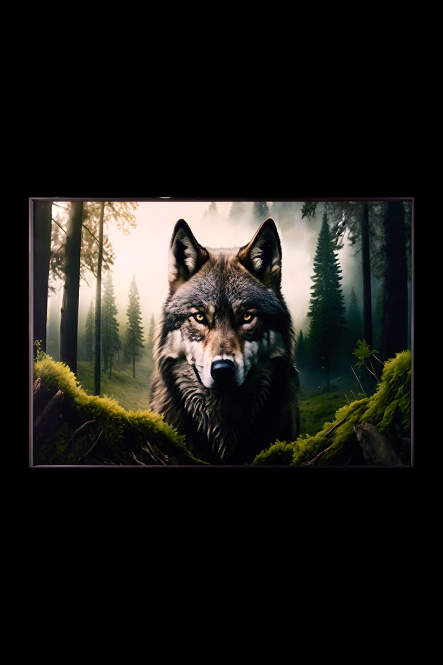 Картина настенная Teona Decor Wolf TD164