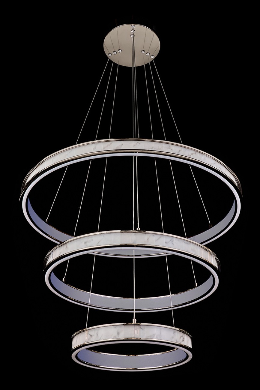 Подвесная люстра LEON Christine LE7702/800-3K Black Chrome