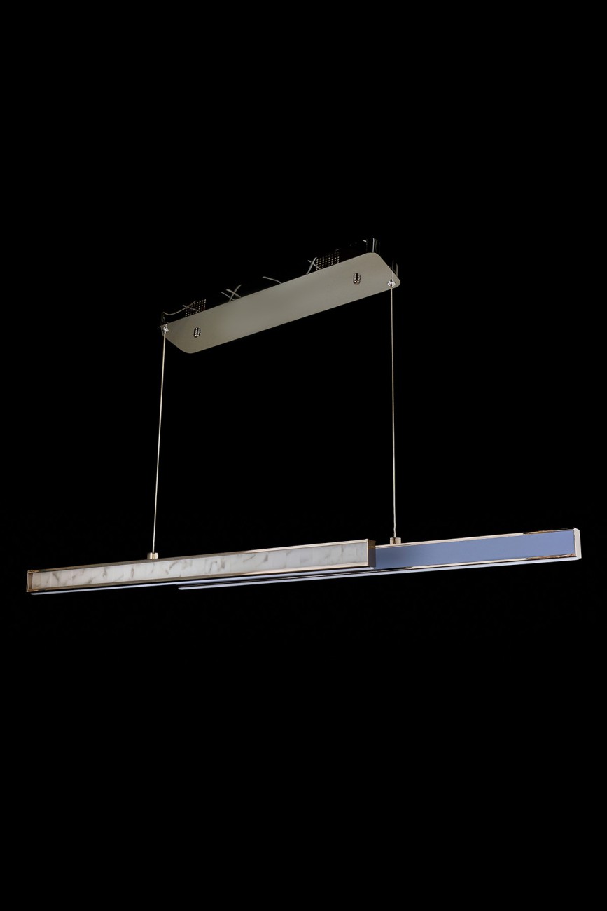 Светильник подвесной LEON Christine LE7702/1200L Black Chrome