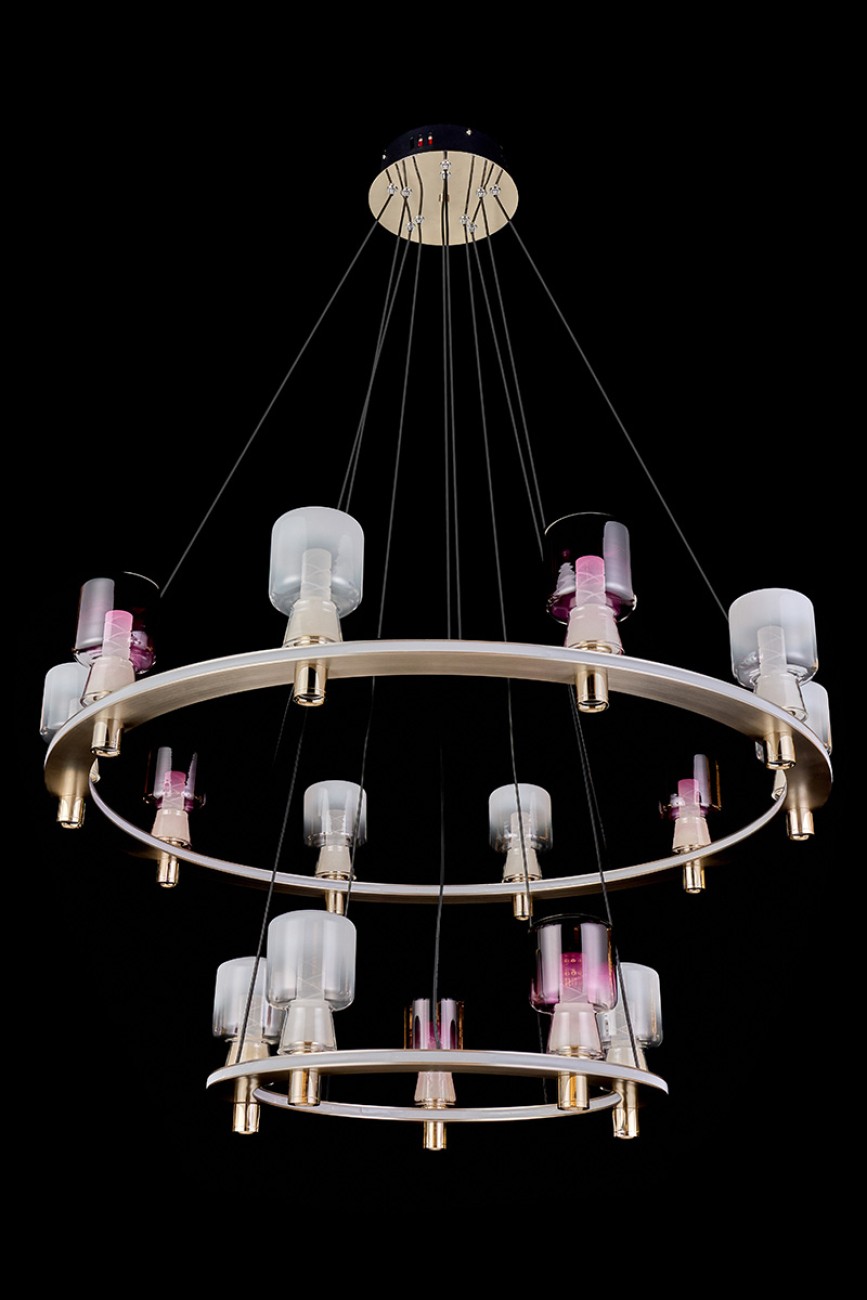 Подвесная люстра LEON Marie LE7719/10+5 Nickel