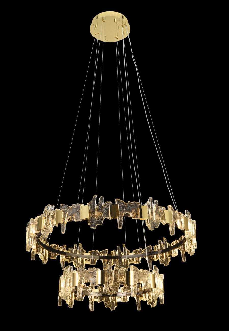 Подвесная люстра LEON Jamila LE3034/770-2K GD