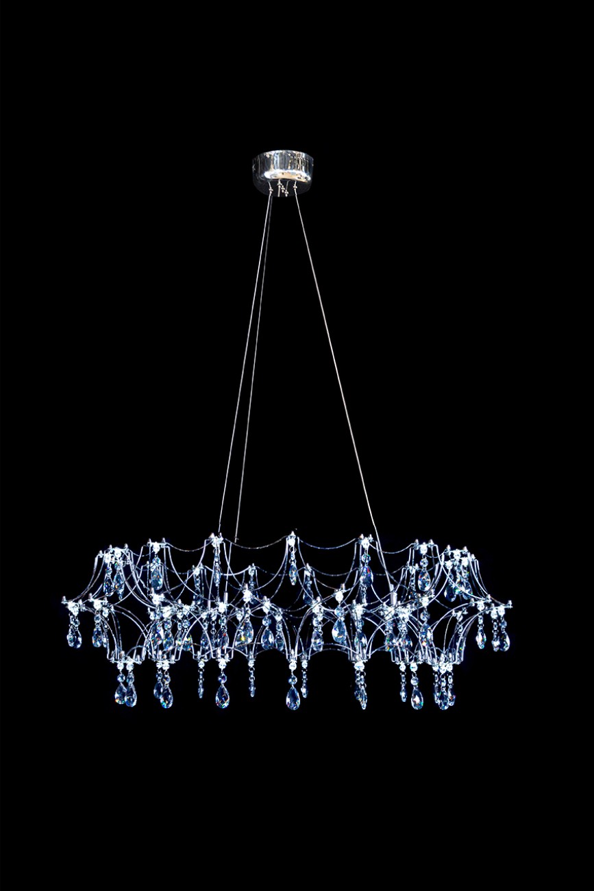 Подвесная люстра LEON Thea LE3035/800 CH/TR