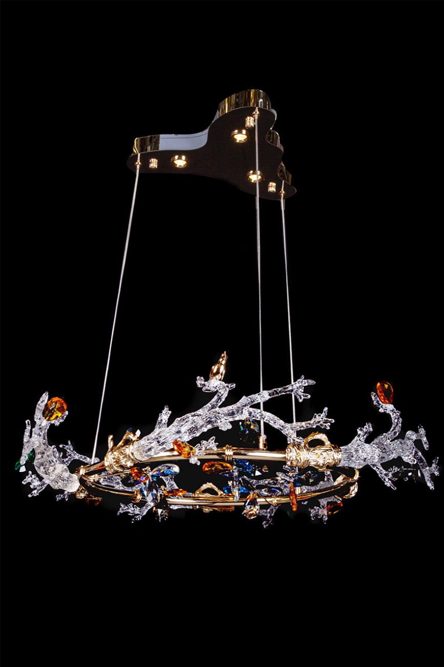 Подвесная люстра LEON Estelle LE1079/600 GD