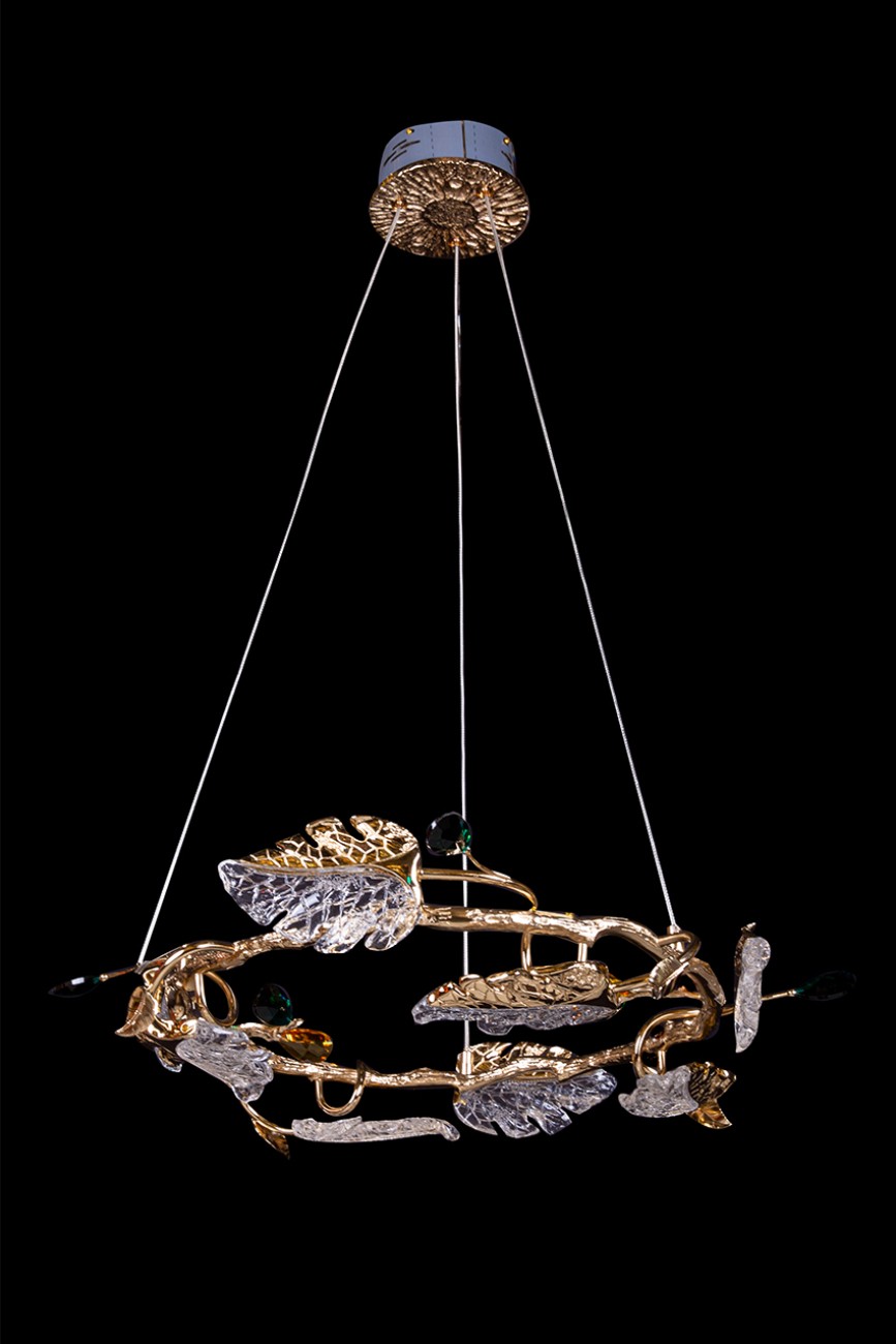 Подвесная люстра LEON Olivia LE3037/600 GD