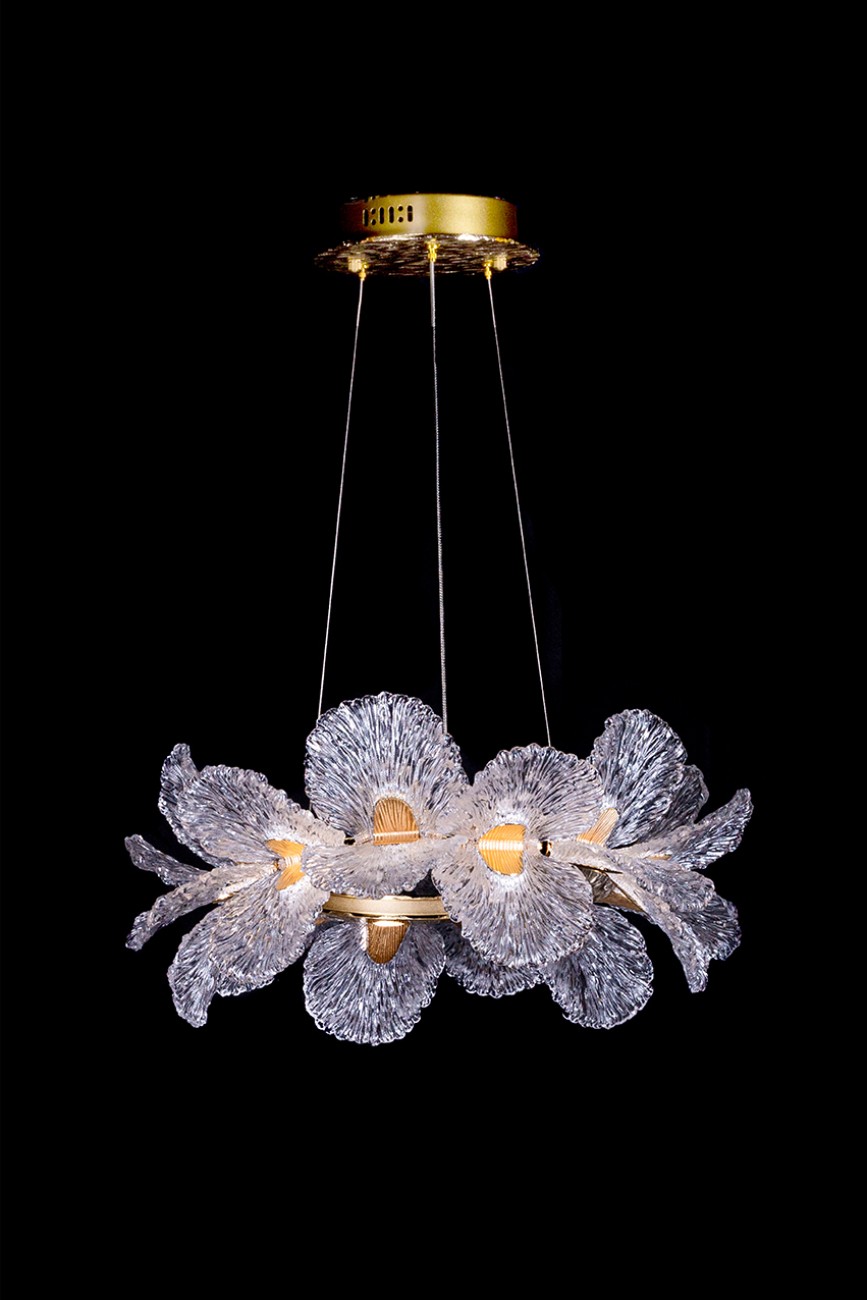 Подвесная люстра LEON Jardin LE3032/620 GD/SH