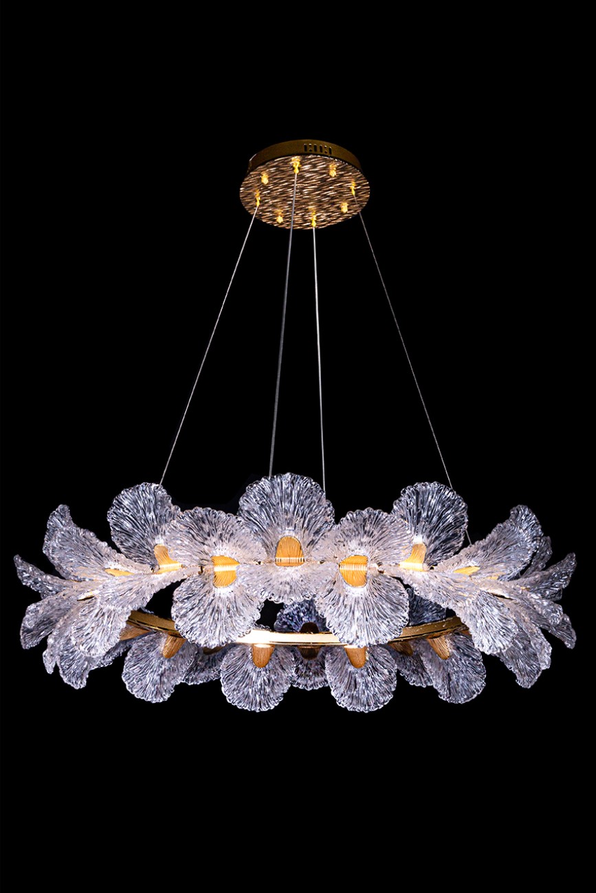 Подвесная люстра LEON Jardin LE3032/980 GD/SH