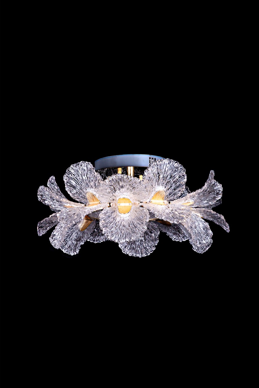 Потолочная люстра LEON Jardin LE3032/520P GD/SH