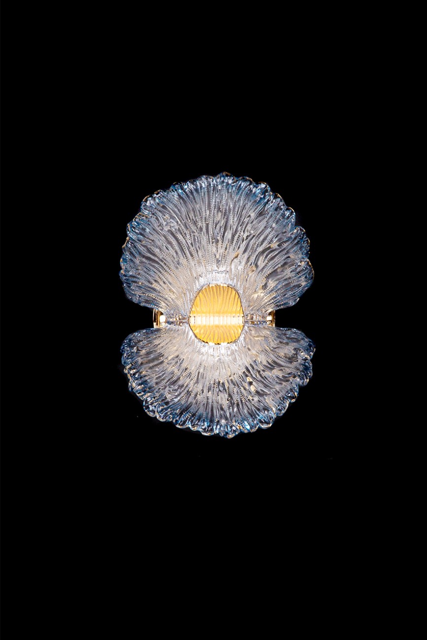 Настенный светильник LEON Jardin LE3032/1W GD/SH Blue